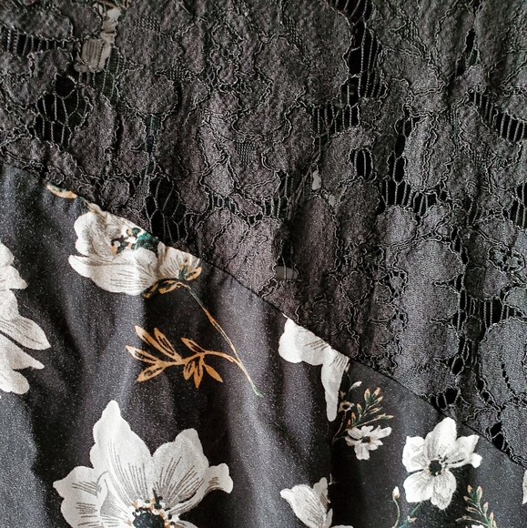 French Connection Black and White Floral Dress - Picture 6 of 6